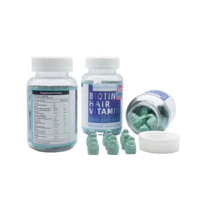 Blue Bear Biotin Supplements Vitamins GMP BRC Hair Multivitamin Gummies