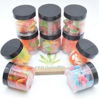  Extract CBD Sleep Gummy Pain Stress Release 220g Per Bottle CBD Gummy Peach Rings