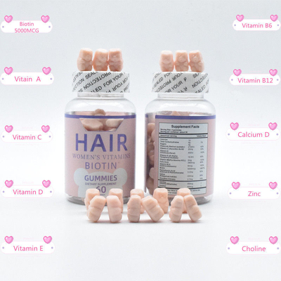 Vitamins Biotin Hair Growth Gummies Gluten Free Vitamin H D Biotin