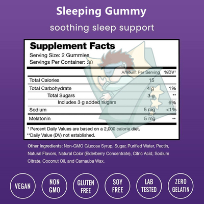 Sleep Vitamin Gummy Bear For Adults Improve Sleep Quality