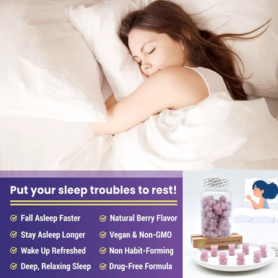 Sleep Vitamin Gummy Bear For Adults Improve Sleep Quality