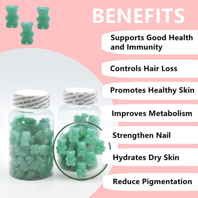 Healthy Care Product Gummies Bear Biotin Vitamin Supplements For Hair Growth