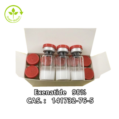 10mg/Bottle 1g/Bottle 10 Bottles/Box 98% Exenatide Powder Cas 141732-76-5