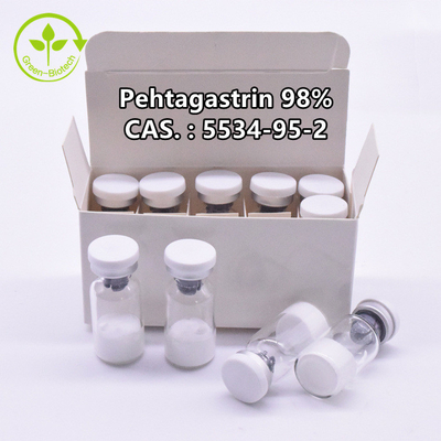 98% Cas 5534-95-2 Pentagastrin Powder 10 Mg/Bottle