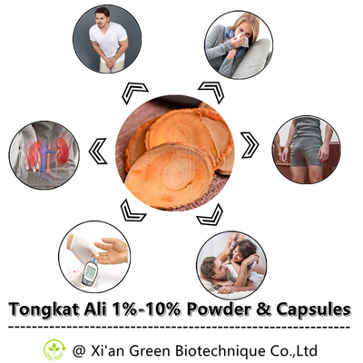 Organic Tongkat Ali Capsules Eurycoma Longifolia Tongkat Ali Root Extract Capsules Supports Stamina &amp; Energy