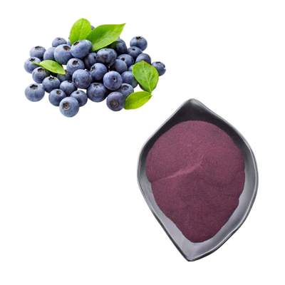 Natural Blueberry Fruit Juice Powder Anthocyanin 25%