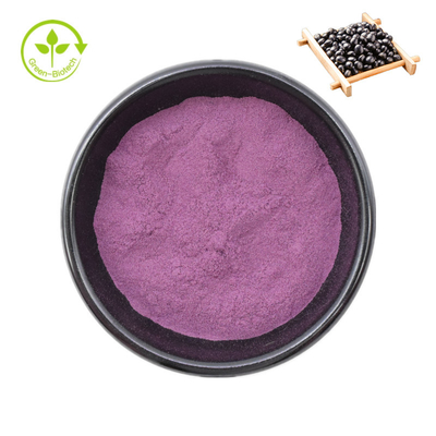 Factory Supply Black Bean Peel Powder Appearance Dark Purple Fine Powder Specification 99% Ingredients