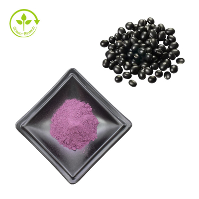Black Bean Peel Extract 25% Anthocyanins  Natural Black Bean Extract Powder