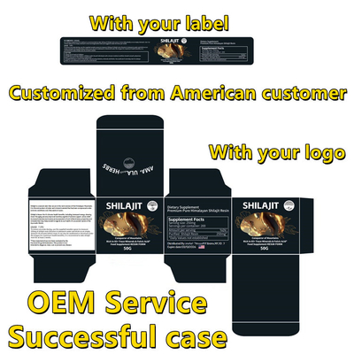 OEM Wholesale Organic Pure Natural Shilajit Extract Himalayan Shilajit Resin Fulvic Acid