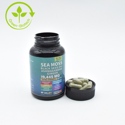Sample Healthcare Supplement Ashwagandha And Sea Moss Capsules