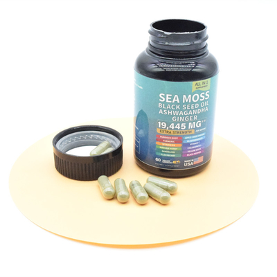 Natural Sea Moss Capsules Pure Himalayan Gold Capsules Private Label