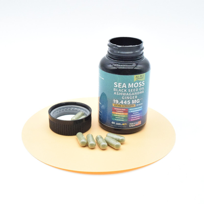 Natural Sea Moss Capsules Pure Himalayan Gold Capsules Private Label
