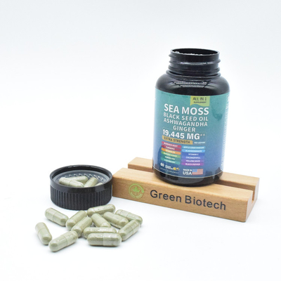 Supply Pure Himalayan Sea Moss Capsules For Energy Support And Brain Memory