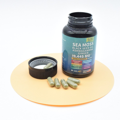 Supply Pure Himalayan Sea Moss Capsules For Energy Support And Brain Memory