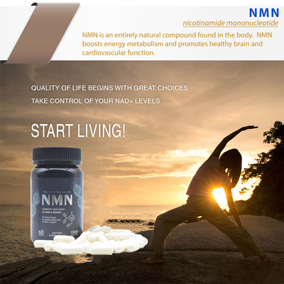 Longevity 600mg Pure Nmn Supplement Capsule Energy Increasing