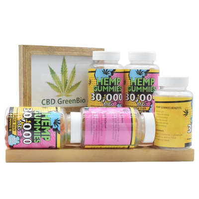 Premium Grade CBD Gummy Worms Help Faster Recovery Omega 3 CBD Gummy Rings
