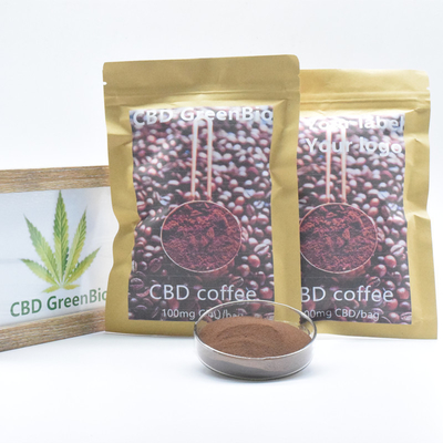  Extract CBD Instant Coffee Powder Gluten Free Non GMO THC Free