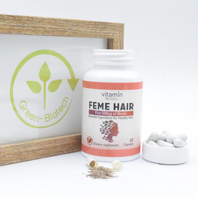 Private Label Hair Vitamin Dietary Supplement Biotin Hair Nail Skin Capsules