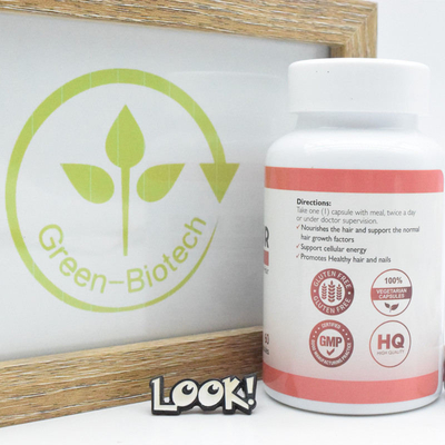 Hair Biotin Capsule Private Label 60ct Hair Growth Formula Dietary Supplement
