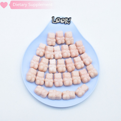 Private Label Biotin Collagen Health Supplements Hair Nails Skin Bear Collagen Gummies