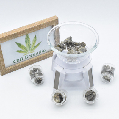Smoke Dab CBD Wax Crumble 10 Grams Per Bottle THC Free High Bio Availability