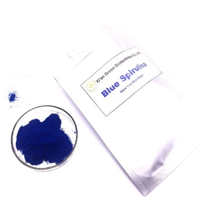 Pure ISO Natural Food Colorings Blue Spirulina Phycocyanin Powder E18 Value