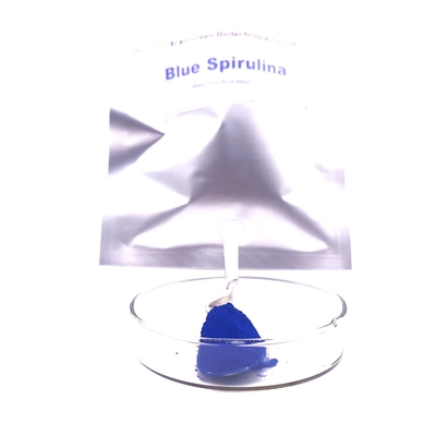E18 E25 Blue Spirulina Phycocyanin Powder Water Soluble Food Beverage Pigment
