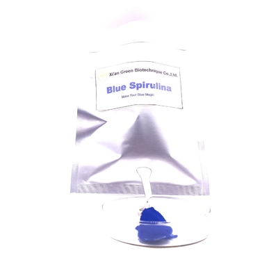 0.1g/1000ml Pure Blue Spirulina Powder For Smoothies E6 Promoting Immune System