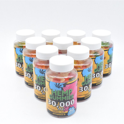 GMP  CBD Gummy 25mg Release Pain Food Grade 60 Gummies Per Bottle