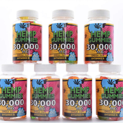 GMP  CBD Gummy 25mg Release Pain Food Grade 60 Gummies Per Bottle