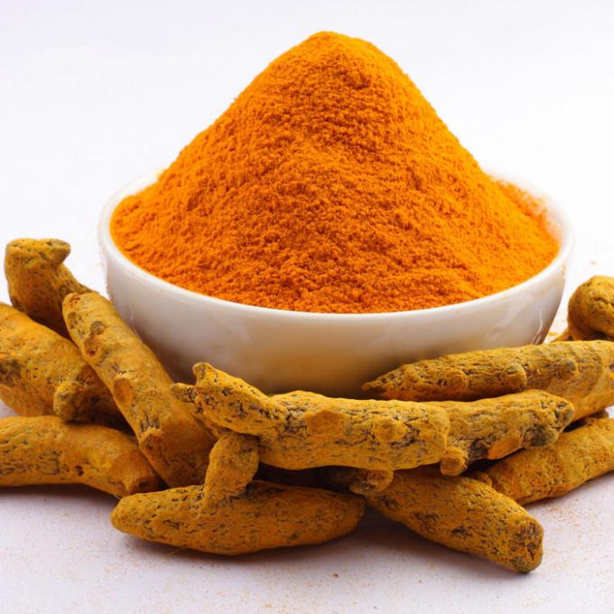 Solvent Extraction Turmeric Curcumin Powder HACCP Turmeric Root Extract